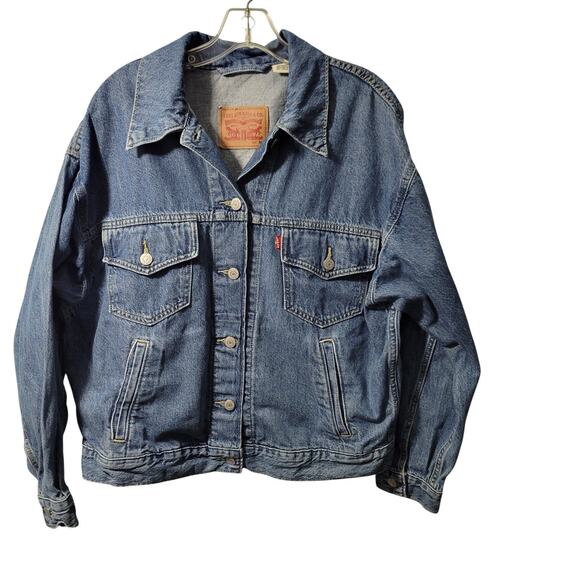 Levi Strauss Women's Jean Trucker Jacket Size M 21725-1283 - Picture 6 of 7